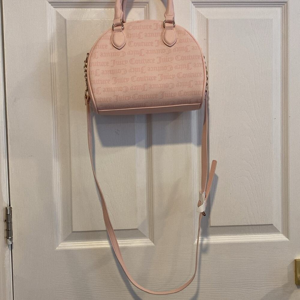 BNWT JUICY COUTURE Flawless Dome Satchel Bag in Powder Blush Pink - Picture 5 of 9